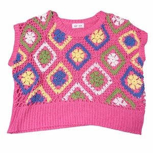 Colorful Crochet Top